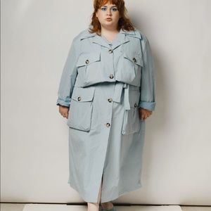 ASOS Pastel Blue Coat
